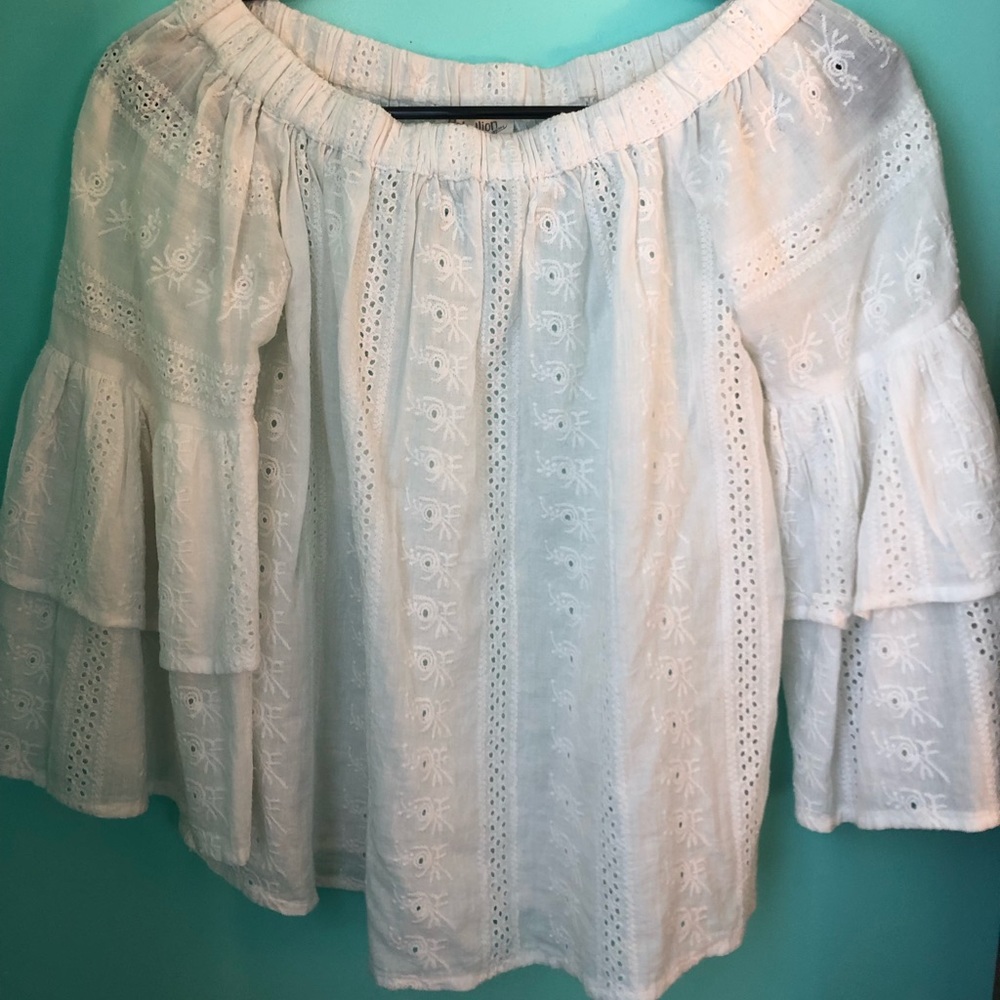 Off the shoulder blouse